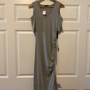 Felicity & Coco Jake Cold Shoulder Midi Dress